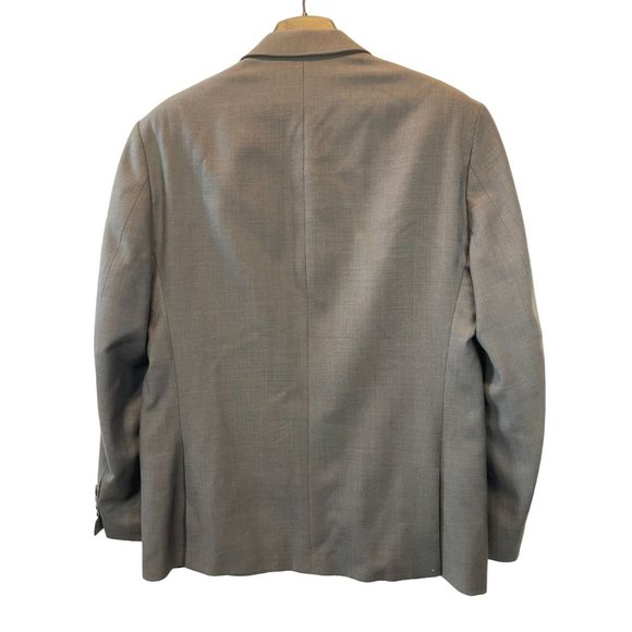 Joseph Abboud Mens Suit Blazer Jacket 100% Wool Single Breasted Gray Size 40S - Picture 2 of 6